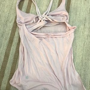 Lululemon pink tank small